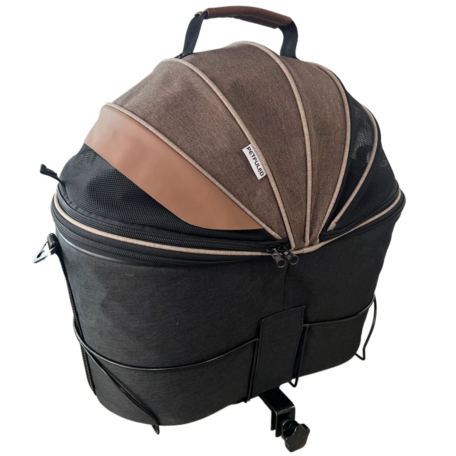 Unleash Adventure with Our Foldable Canvas Pet Rear Seat Carrier Bag