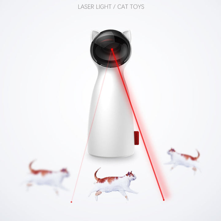 Smart Automatic LED Laser Pet Toy: A Purr-fect Playtime Companion!