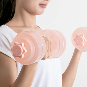 Unlock Your Fitness Potential with the Mini Portable Plastic Water Dumbbell