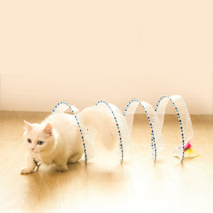 The Purr-fect Playground: Foldable Pet Tunnel Toy
