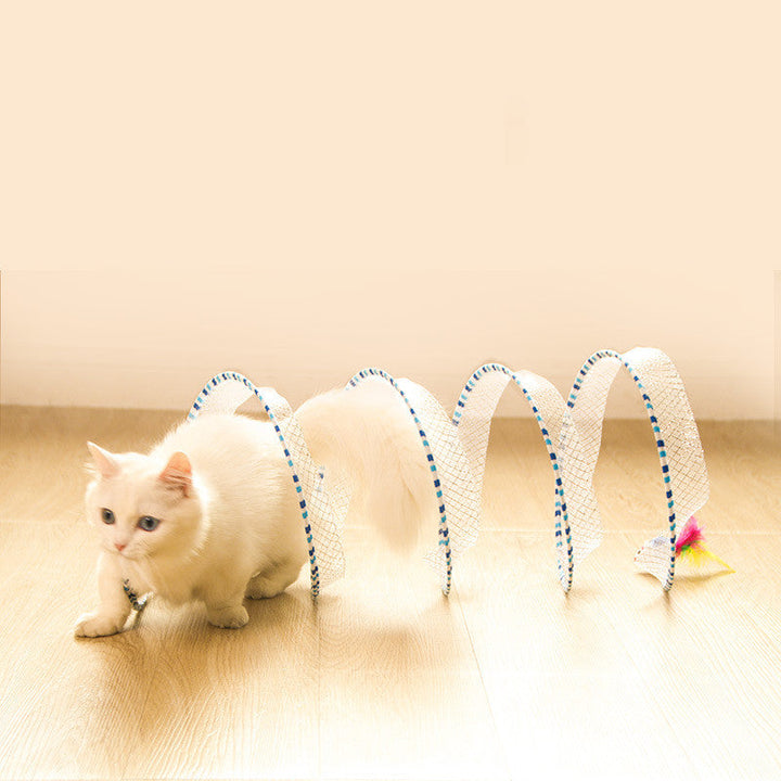The Purr-fect Playground: Foldable Pet Tunnel Toy