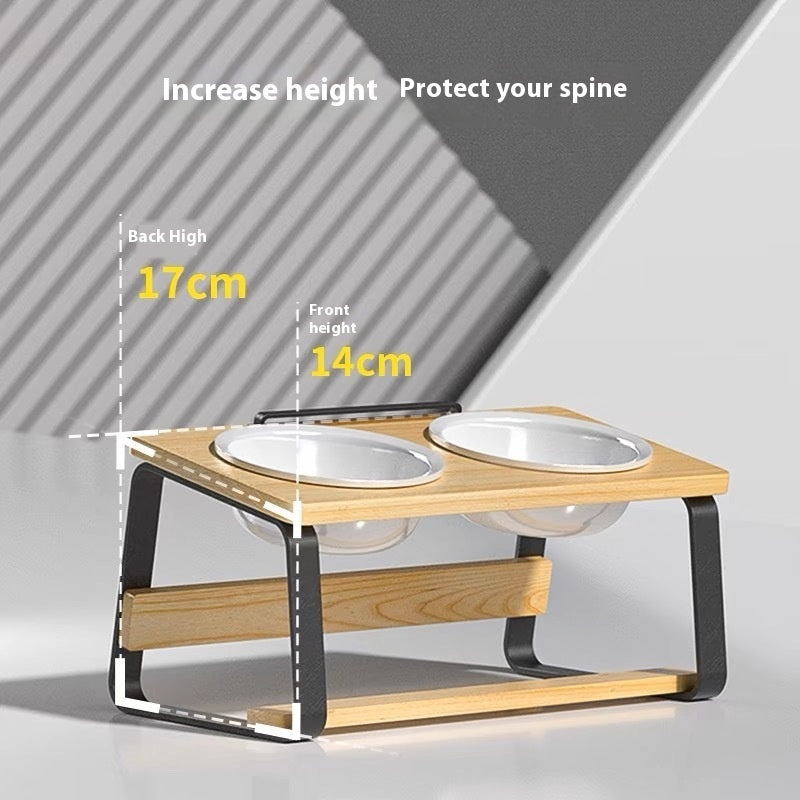 Elevate Your Pet's Dining Experience with Our Ceramic Pet Double Bowl
