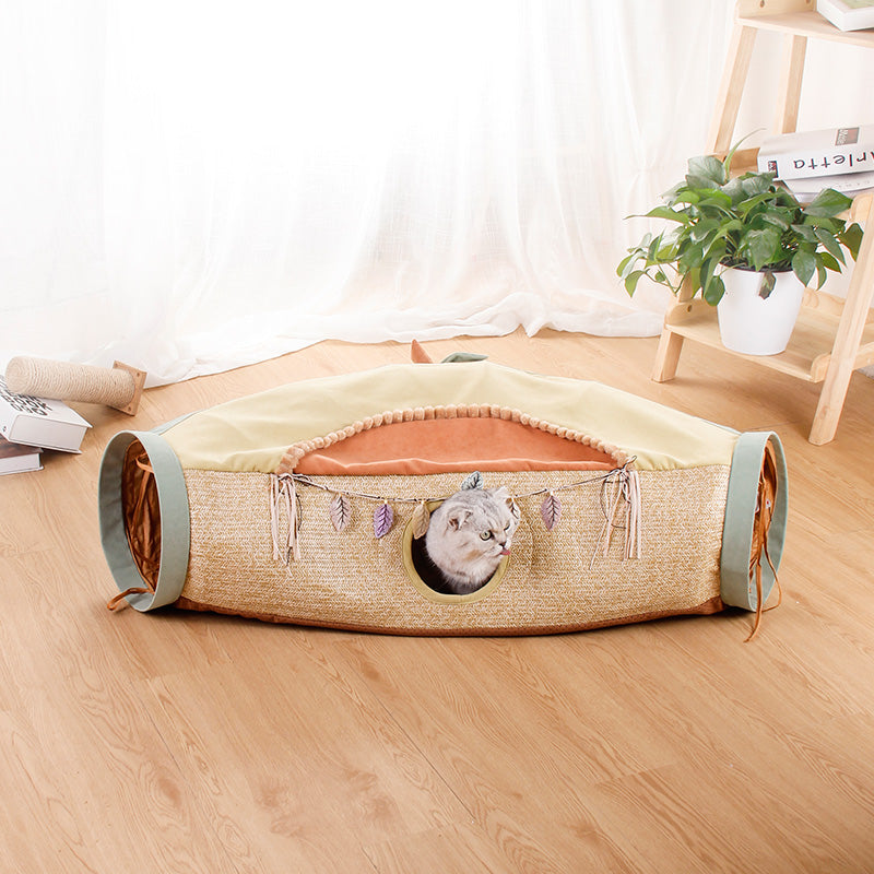 Unleash the Fun with the Pet Net Tunnel Interactive Roll Toy!